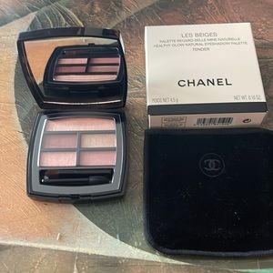 CHANEL LES BEIGES Healthy Glow Eyeshadow Palette . Tender